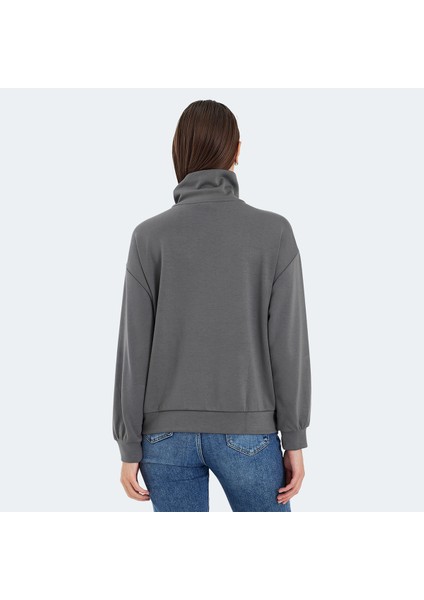 VIDAL Kadın Oversize Sweatshirt Koyu Gri fiyatları