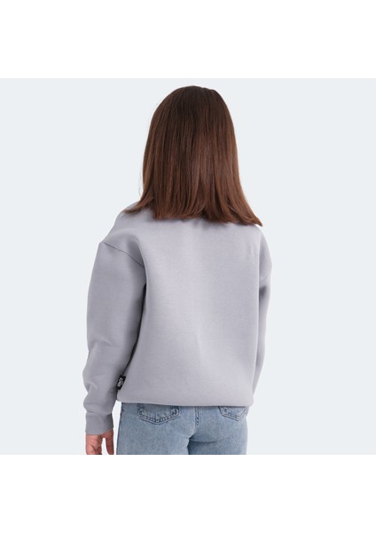 LOGAN Unisex Çocuk Sweatshirt Taş Gri fiyatları