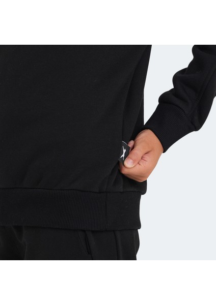 LONE Unisex Çocuk Sweatshirt Siyah fırsatları