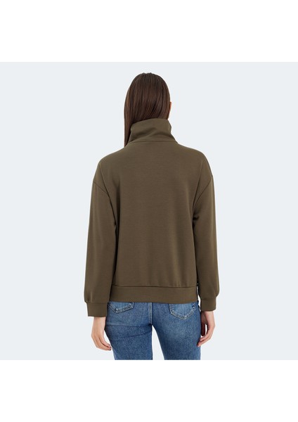 VIDAL Kadın Oversize Sweatshirt Haki fiyatları