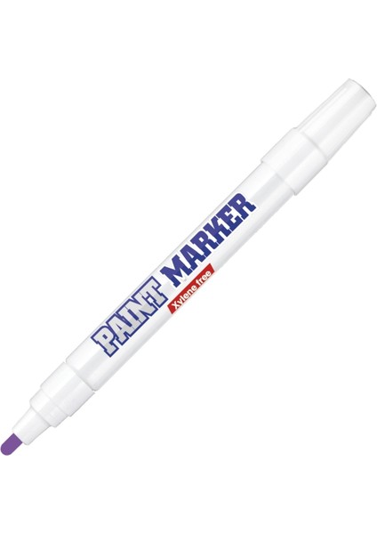 | Yuvarlak Uçlu Paint Marker, Endüstriyel Düzey Kalıcılık, Kalın Uçlu Mürekkepli Kalem, Mor