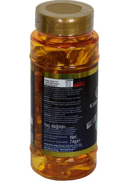 Omega 3-6-9 1000 Mg (Dha+Epa 550 Mg) Yumuşak 60 Kapsül