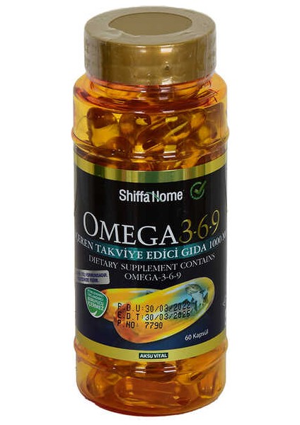 Omega 3-6-9 1000 Mg (Dha+Epa 550 Mg) Yumuşak 60 Kapsül