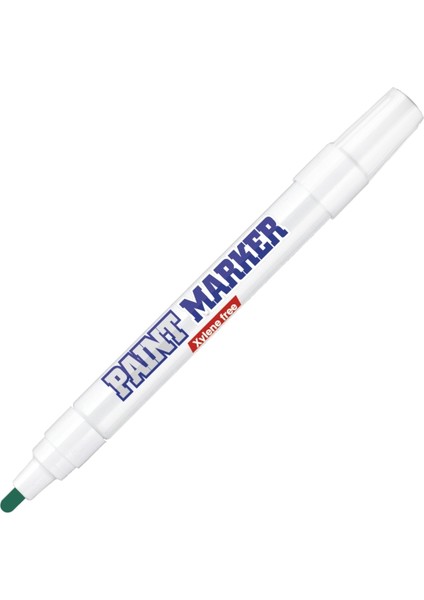 | Yuvarlak Uçlu Paint Marker, Endüstriyel Düzey Kalıcılık, Kalın Uçlu Mürekkepli Kalem, Yeşil