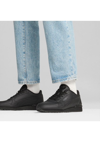 St Runner V4 L Erkek Siyah Spor Ayakkabı modelleri