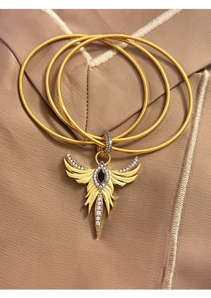 Ajda Üç Adet Bilezik 925 Ayar Gümüş Charm