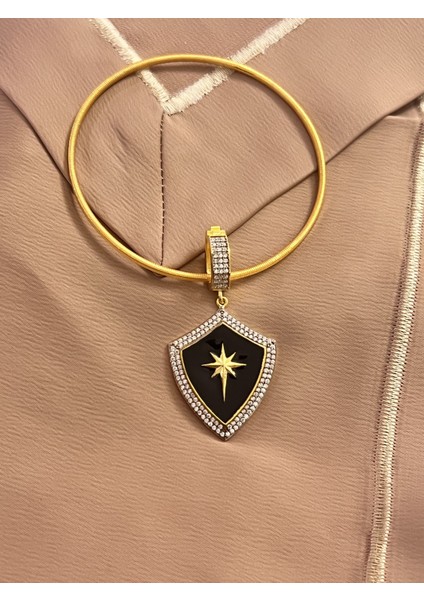 Ajda 925 Ayar Gümüş Kutup Yıldızı Model Charm Bilezik