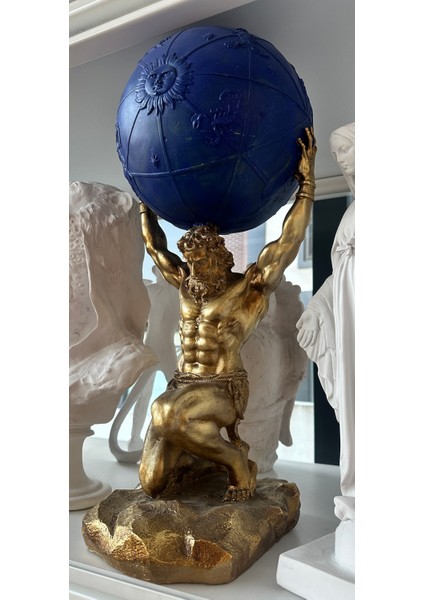 Büyük Atlas Heykel Dekoratif Obje modelleri