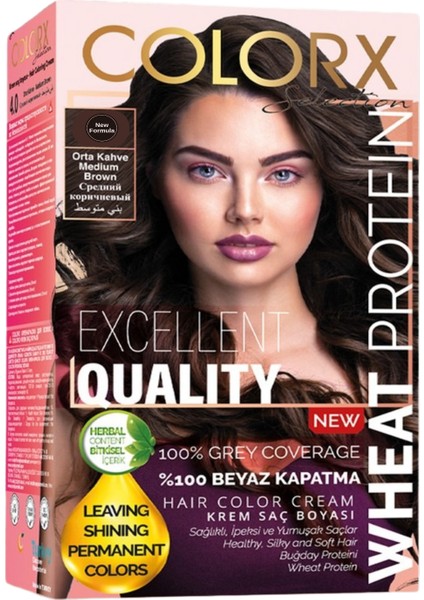 New Formula 2025/06.85 Orta Kestane 50 ml + 50 ml 2'li Set Saç Boyası