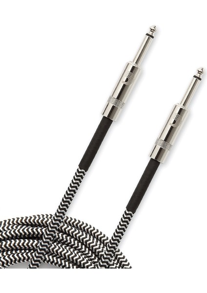 PW-BG-10BG Gitar Kablo 3 Metre Braıded Inst Cbl Bk-Gy