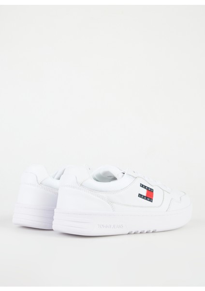 Beyaz Erkek Sneaker (New)Tjm Cupsole Leather Ess