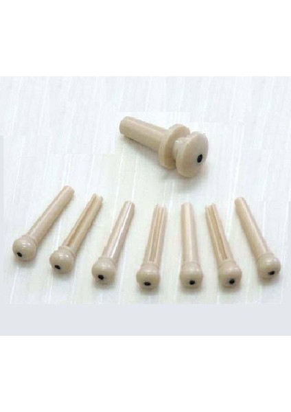 PWPS12 Endpin Set Beyaz ( 7 Köprü Pimi+ 1 Askı Pimi)