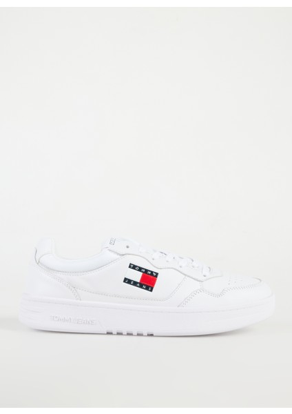 Beyaz Erkek Sneaker (New)Tjm Cupsole Leather Ess