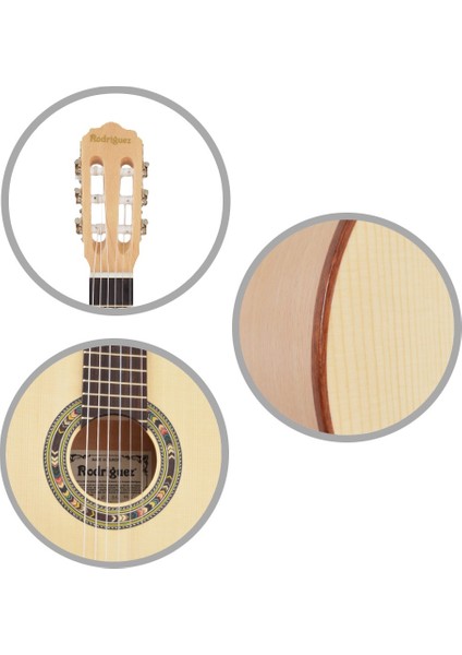 1/2 Klasik Gitar Gül RC512MN