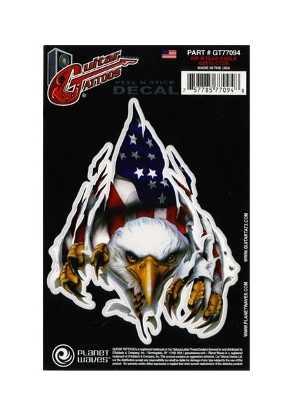 GT77094 Gtr Tattoo- Rıp N Tear Eagle Sticker