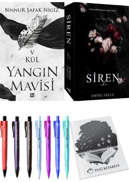 Siren Iki Emine Tavuz ve Dokuz Yayınları Yangın Mavisi 5 Kül Binnur Şafak Nigiz