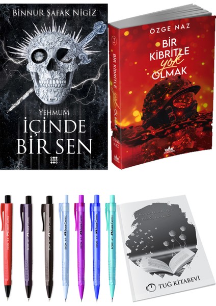 Bir Kibritle Yok Olmak 2 Özge Naz ve Dokuz Yayınları Içinde Bir Sen 3 Yehmum Binnur Şafak Nigiz
