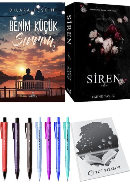 Siren Iki Emine Tavuz ve Ephesus Yayınları Benim Küçük Sırrım 2 Dilara Keskin 2li Set