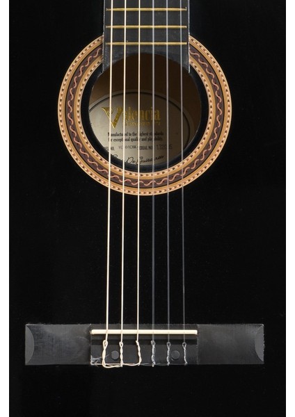 VC104TCEBK Elektro Klasik Gitar Sap Çelikli 4/4 Siyah modelleri