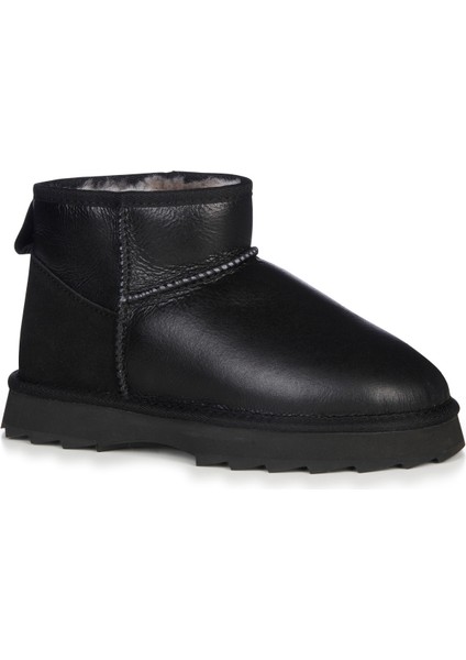 Deri Siyah Kadın Bot W13154 fiyatları