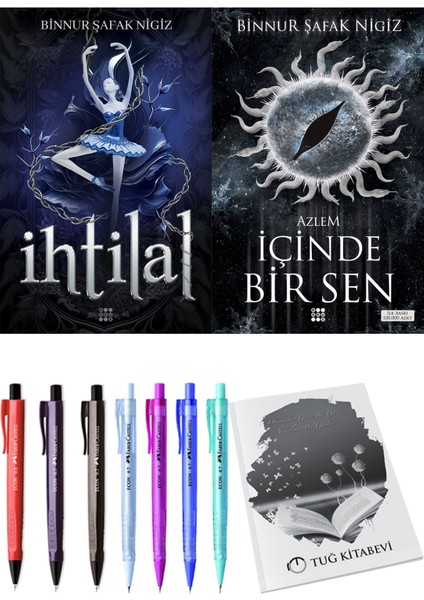 Içinde Bir Sen 4 Azlem Binnur Şafak Nigiz ve Dokuz Yayınları Ihtilal 1 Zelzele Binnur Şafak Nigiz 2li Set