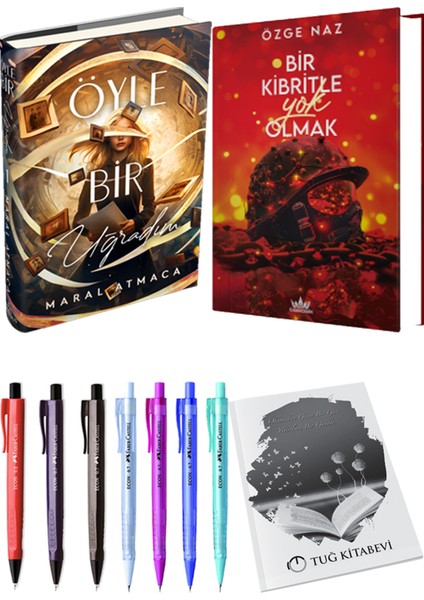 Bir Kibritle Yok Olmak 2 Ciltli Özge Naz ve Ephesus Öyle Bir Uğradım Ciltli Maral Atmaca 2li Set