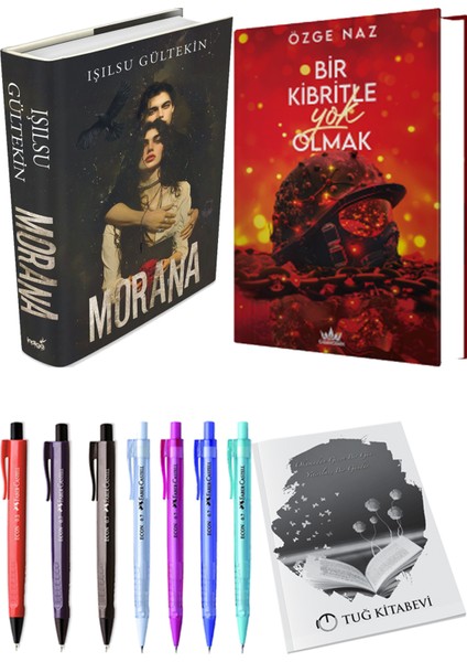 Bir Kibritle Yok Olmak 2 Ciltli Özge Naz ve Morana Ciltli Işılsu Gültekin 2li Set