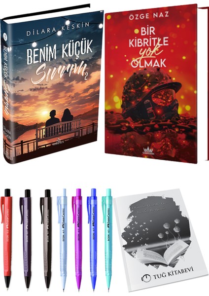 Bir Kibritle Yok Olmak 2 Ciltli Özge Naz ve Ephesus Benim Küçük Sırrım 2 Ciltli Dilara Keskin 2li Set