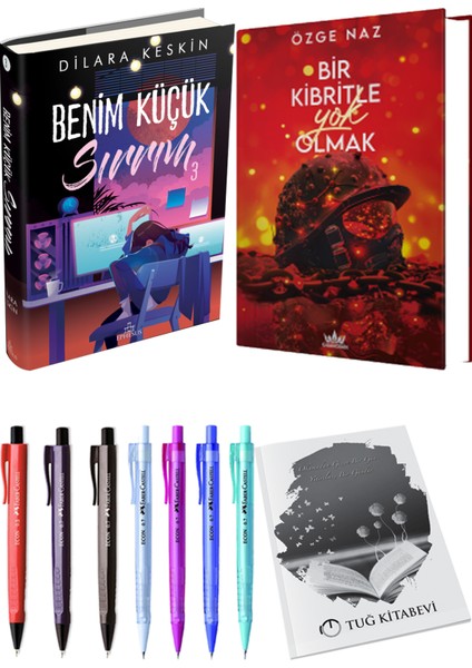 Bir Kibritle Yok Olmak 2 Ciltli Özge Naz ve Ephesus Benim Küçük Sırrım 3 Ciltli Dilara Keskin 2li Set