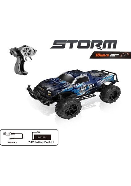 Kumandalı Storm Off-Road Araba 666-835A F/f R/c 2.4ghz 1:18 Şarjlı 6+