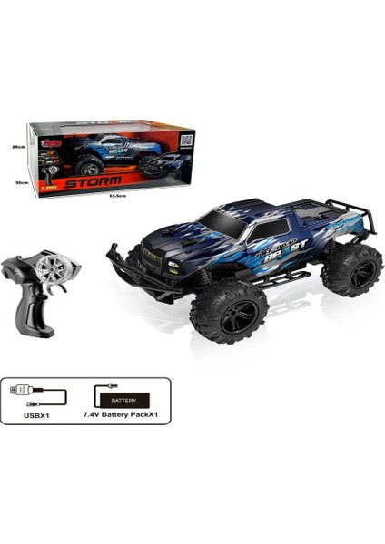 Kumandalı Storm Off-Road Araba 666-835A F/f R/c 2.4ghz 1:18 Şarjlı 6+