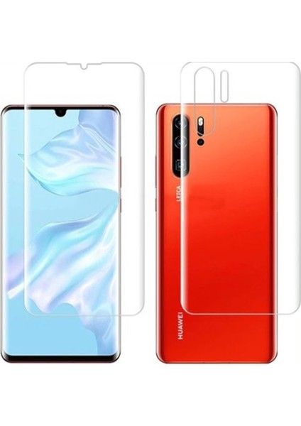 Exquıs Huawei P30 Pro Uyumlu Ön ve Arka Koruma 360 Full Kaplama