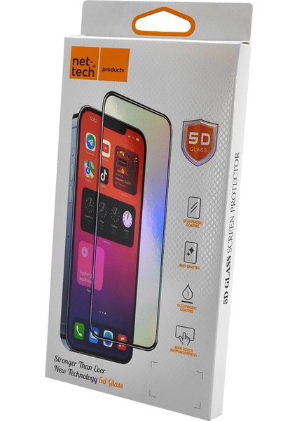 Huawei Y7 2019 Uyumlu 5d Glas Full Cam Koruyucu