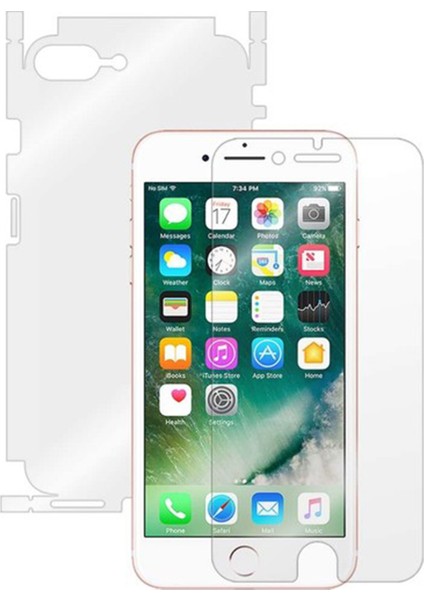 Exquıs Apple iPhone 6s Plus Uyumlu Ön ve Arka Koruma 360 Full Kaplama