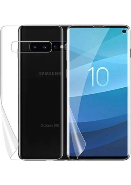 Exquıs Samsung Galaxy S10 Uyumlu Ön ve Arka Koruma 360 Full Kaplama
