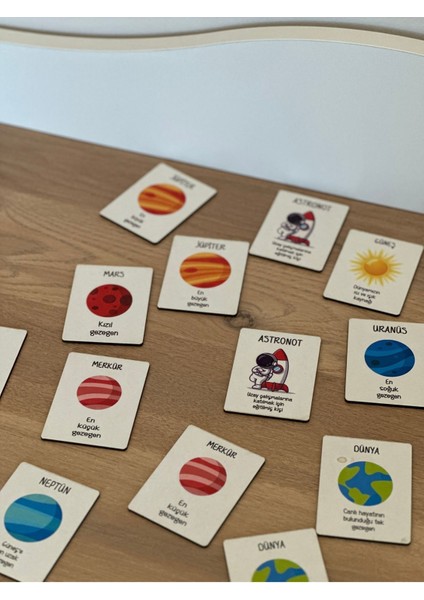 Gezegenler Eşleme Kartı Ahşap Oyun, Eğitici Oyuncak, Montessori Eğitim Oyuncak Oyuncak modelleri