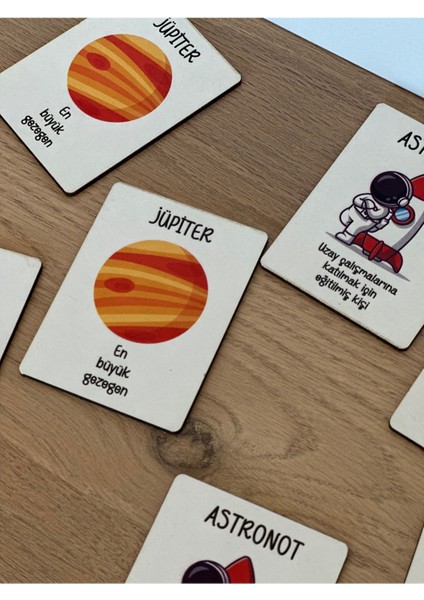 Gezegenler Eşleme Kartı Ahşap Oyun, Eğitici Oyuncak, Montessori Eğitim Oyuncak Oyuncak indirimleri