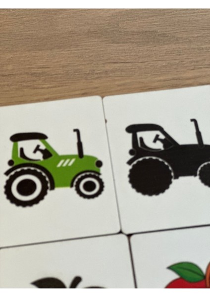 Gölge Eşleme Kartı Ahşap Oyun, Eğitici Oyuncak, Montessori Eğitim Oyuncak Oyuncak indirimleri