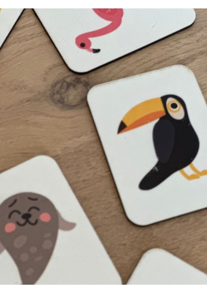 Hayvanlar Eşleme Ahşap Zeka Kartı, Eğitici Oyuncak, Montessori Eğitim Oyuncak, Motor Zeka Oyuncaklar fırsatları