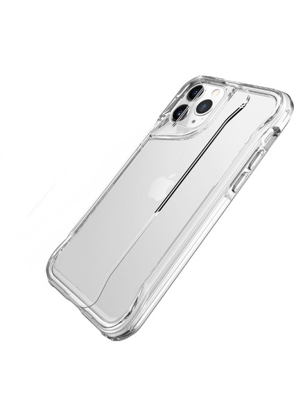 Apple iPhone 11 Pro Max Kılıf Eğimli Kamera Dizayn Sert Şeffaf Silikon modelleri