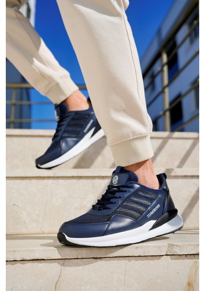 Terrexs Lacivert Günlük Garantili Yürüyüş Koşu Sneaker Spor Ayakkabı TERREXS-1769