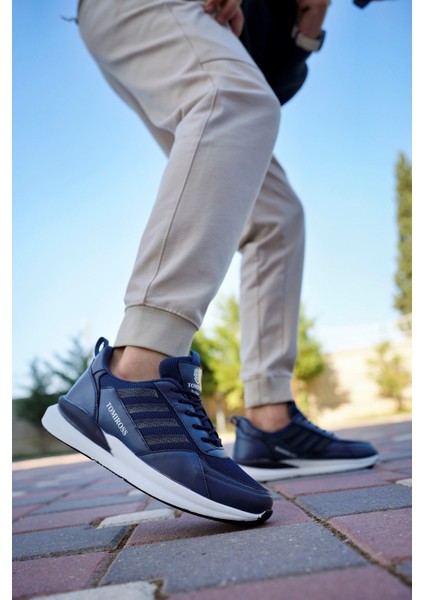 Terrexs Lacivert Günlük Garantili Yürüyüş Koşu Sneaker Spor Ayakkabı TERREXS-1769