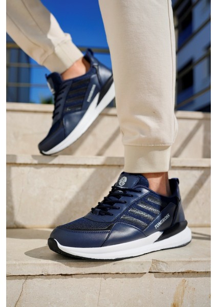 Terrexs Lacivert Günlük Garantili Yürüyüş Koşu Sneaker Spor Ayakkabı TERREXS-1769