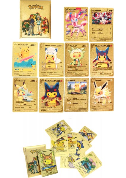 Pokemon Oyun Kartı Tcg Gold Booster Pack - 3 Paket (30 Kart) fırsatları