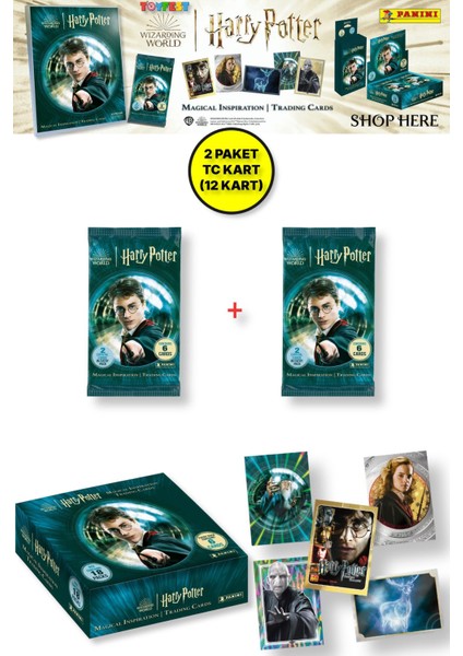 Panini Harry Potter Koleksiyonluk Trading Kart - 2 Paket (12 Kart)