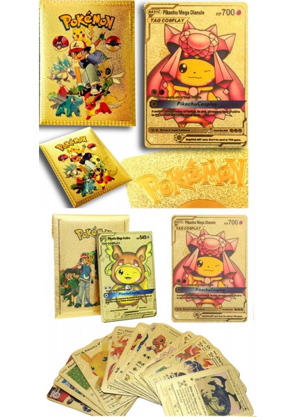 Pokemon Oyun Kartı Tcg Gold Booster Pack - 4 Paket (40 Kart) modelleri