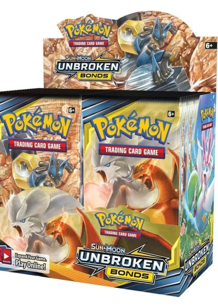 Pokemon Oyun Kartı Tcg Sun & Moon Unbroken Bonds Booster Pack - 2 Paket (20 Kart)