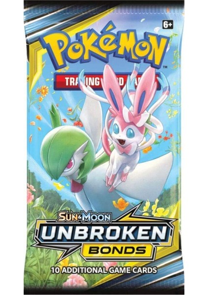 Pokemon Oyun Kartı Tcg Sun & Moon Unbroken Bonds Booster Pack - 1 Paket (10 Kart)
