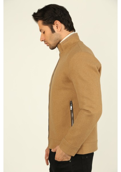 Brg Camel Renk Kaşe Kısa Kaban BRG71149-0057 modelleri