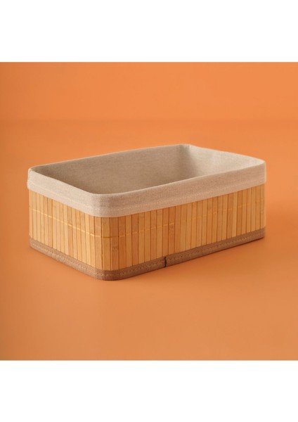 Bres Bambu Düzenleyici Kutu Naturel (29X19 Cm)